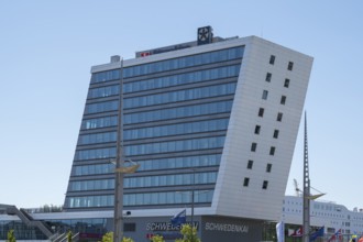 Modern office building, Stena Line, Schwedenkai, Kiel, Kiel Fjord, Baltic Sea, Schleswig-Holstein,