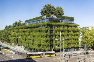 Calwer Passage, green building for a better urban climate. Around 11, 000 plants adorn the building