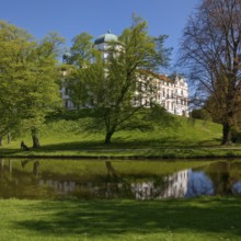 In the landscape park of Celle Castle, Lower Saxony, Germany