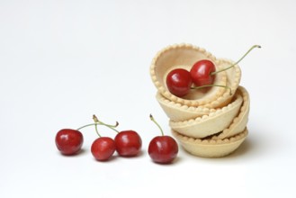 Tartelette, pre-made tartlet base with cherries, sweet cherry