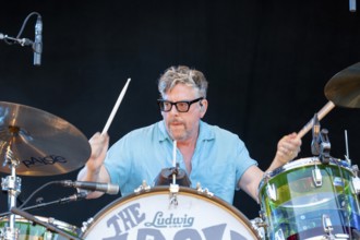 Patrick Carney, Drummer, The Black Keys, Rock, Blues, USA, live open air at the Citadel Music