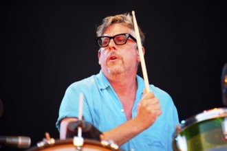 Patrick Carney, drummer, from THE BLACK KEYS live at the Zitadelle Spandau on 01.07.2025