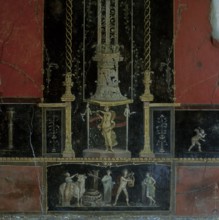 Frescoes from the House of Vettii, Aulus Vettius Conviva and Aulus Vettius Restitutus, Pompeii,