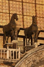 Loggia dei Cavalli, Roman Catholic Basilica of St Mark on St Mark's Square, Venice, Veneto, Italy