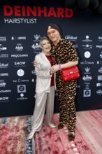 Barbara Schöne and Julian F. M. Stöckel at the VIP opening of the new Deinhard Salon Am Mühlanger