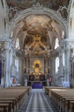 Chancel of the parish church and basilica Mariae Empfängnis, Wilten Insbruck, Austria
