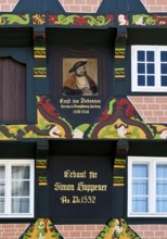 Hoppenerhaus, the most magnificent half-timbered house in the historic centre of Celle with a
