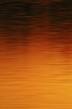 Colours of the sun... Sunset on the water (Lower Rhine, North Rhine-Westphalia), yellow red orange