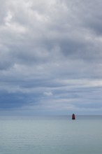 Lighthouse on a Sea in Granville, Manche, Normandy, France