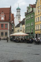 Market square, Memmingen, Bavaria, Germany