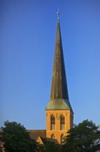 Church tower of St Peter's Church, Dortmund, Ruhr area, North Rhine-Westphalia, Germany