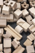 Cuboro wooden blocks marble run system