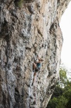 Climber, Tonsai Beach, Ao Nang, Krabi, Thailand