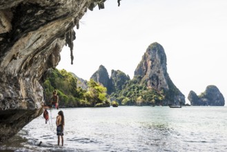 Climber, Tonsai Beach, Ao Nang, Krabi, Thailand