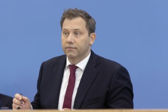 Berlin, Germany - 24 June 2025: Finance Minister Lars Klingbeil presents the draft federal budget