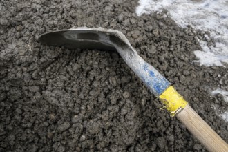 Construction site Shovel gravel