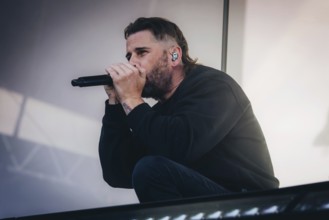 M. Shadows (Matthew Charles Sanders), singer of Avenged Sevenfold live at the Zitadelle Spandau in