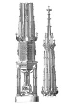 Religious cult objects, Sacrament shrine from St Mary's Cathedral in Fürstenwalde, Brandenburg,