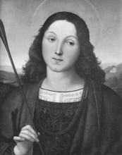 St Sebastian, 1503, Sebastian or Sebastiano in Italian (died around 288 in Rome) was a Roman