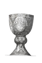 Religious cult objects, Richly decorated chalice, Tassilo chalice, from Kremsmünster Abbey, Abbey