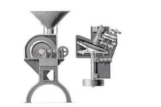 Uncovering machine by R. Patterson, Historical, digitally enhanced reproduction of a model from