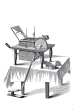 Washing machine and knife cleaner, after Bristol (Detroit), historical, digitally enhanced