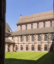 Cloister in Alpirsbach Monastery, Northern Black Forest, Baden-Württemberg, Germany