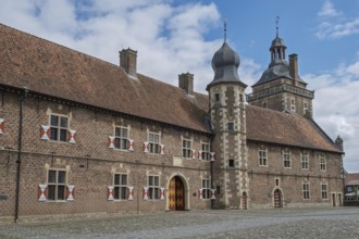 Raesfeld Castle, outer bailey and inner courtyard, Raesfeld, Münsterland, North Rhine-Westphalia,