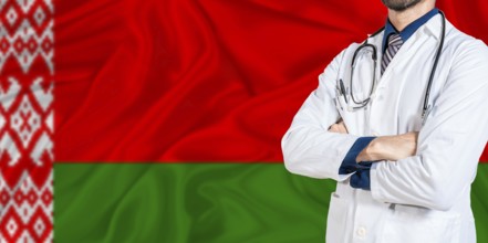 Belarus national health system. Belarus health and medical insurance concept