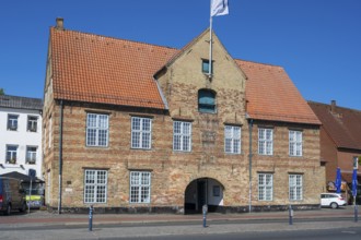 Compagnietor, harbour, Flensburg, Flensburg Fjord, Baltic Sea, Schleswig-Holstein, Germany