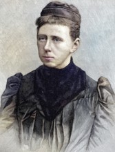 Emilie Kempin-Spyri, born 18 March 1853 in Altstetten - 12 April 1901 in Basel, Naehee Spyri,