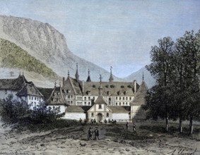 Grande Chartreuse is the main monastery of the Carthusian Order, located in the Chartreuse
