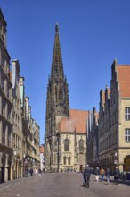Lamberti Church, St. Lamberti, neo-Gothic architectural style, ladder to heaven, installation,