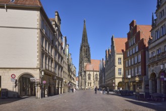 Lamberti Church, St. Lamberti, neo-Gothic architectural style, ladder to heaven, installation,