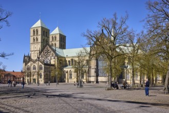 St Paul's Cathedral, Old Town, cathedral, Romanesque and Gothic architectural style, trees,