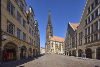 St. Lamberti, Lambertikirche, church, Gothic architectural style, ladder to heaven, artist Billi