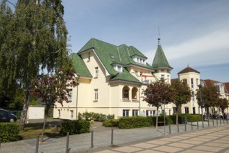 Villa with green roof, Hermannstraße, Kühlungsborn, Baltic Sea, Baltic seaside resort, Rostock