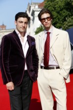 Guest and Bert Heldt (opera.bert Influencer Instagram) arriving at Charles Gounod's Roméo et