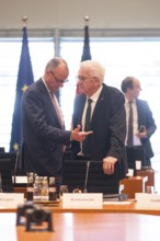Friedrich Merz (CDU, Federal Chancellor) and Winfried Kretschmann (Bündnis90/Die Grünen, Minister