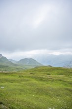 Sunrise in the Mountains at Hochalpenstraße, view from Fuscher Törl, Pinzgau, Salzburg, Austria