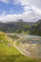 Lake in the Mountains at Hochalpenstraße, Pinzgau, Salzburg, Austria