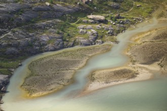 Close-up of Pasterze Hochalpengletscher, Hochalpenstraße, Pinzgau, Salzburg, Austria