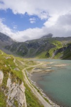 Lake in the Mountains at Hochalpenstraße, Pinzgau, Salzburg, Austria
