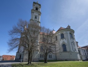 Baroque Basilica of St Alexander and St Theodor, Ottobeuren Monastery, Ottobeuren, Unterallgäu,
