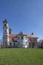 Baroque Basilica of St Alexander and St Theodor, Ottobeuren Monastery, Ottobeuren, Unterallgäu,