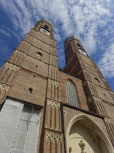 Towers of the Church of Our Lady, Cathedral of Our Lady, Munich, Bavaria, Germany
