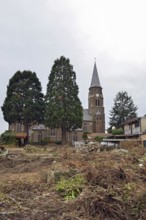 December 2018, Manheim, Kerpen-Manheim, North Rhine-Westphalia, Germany - Demolition of the church