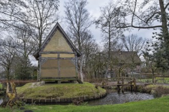 Clay house, open-air museum, Bad Zwischenahn, Ammerland, Lower Saxony, Germany