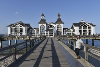 The Sellin pier on Rügen, Mecklenburg-Western Pomerania, Germany