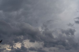 Rain clouds (Nimbostratus), Bavaria, Germany
